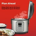 thumbnail image 5 of Zest 8 Cup One Touch Rice Cooker, Steamer, Cooks Rice Grains Quinoa Oatmeal No Pressure Cooking, 5 of 7