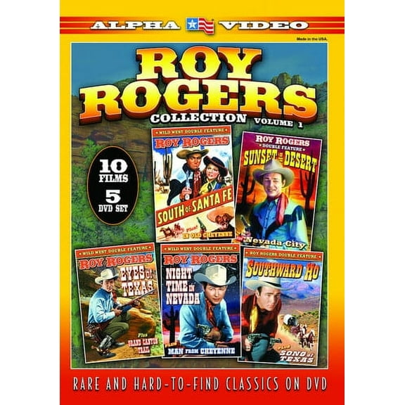 Roy Rogers Collection 1: 5-Pack Bundle (DVD), Alpha Video, Western
