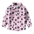 thumbnail image 4 of Mgmyaa Boys and Girls Button Down Shirt Long Sleeve Collared Casual Shirts Spring Summer Kids Blouses Comfortable Daily Wear Size 3-16Years, 4 of 5