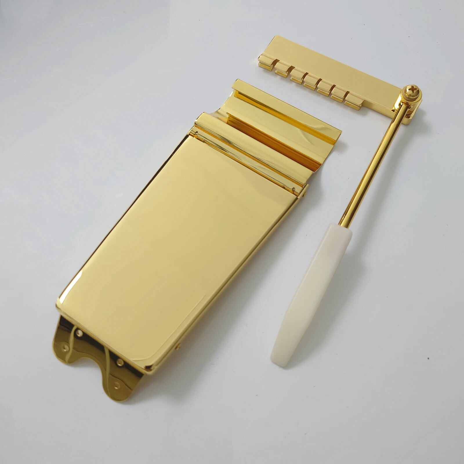 Long Version Arm Tailpiece Tremolo Bridge Gold Chrome FOR SG Epi Gib Guitar Parts