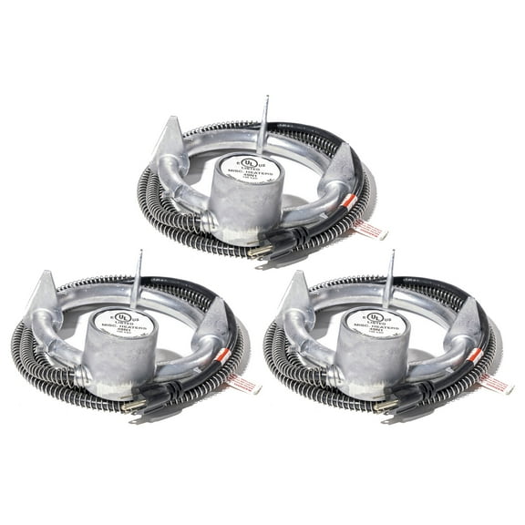 Farm Innovators Ice Chaser 250W Cast Aluminum 5 Gal Bucket Deicer (3 Pack)