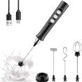 thumbnail image 1 of Electric Milk Frother with Double Foam Handle USB Rechargeable w, 1 of 3
