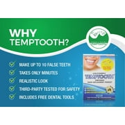Temptooth #1 Seller Temporary Tooth Replacement Kit, Missing Tooth Kit, DIY Tooth Replacement, Affordable Dental Repair, Emergency Missing Tooth Fix