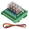 thumbnail image 1 of Carte Relais, DC 12V Relais DIN Relais V Module Relais de Qualité Supérieure, 1 of 8