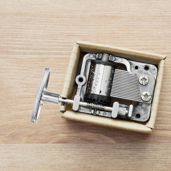 IMIKEYA 8Pcs Music Box Winder Key Silver Iron Mechanism Handle for Music Box Enthusiast