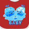 thumbnail image 4 of Inktastic Ice Ice Baby Boys or Girls Baby Bib, 4 of 4