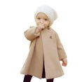 thumbnail image 3 of TAIAOJING Toddler Baby Girls Fall Wainter Coat Autumn Winter Kids Outwear Cloak Button Jacket Warm Coat Clothes Cute Clothes 18 Months, 3 of 3