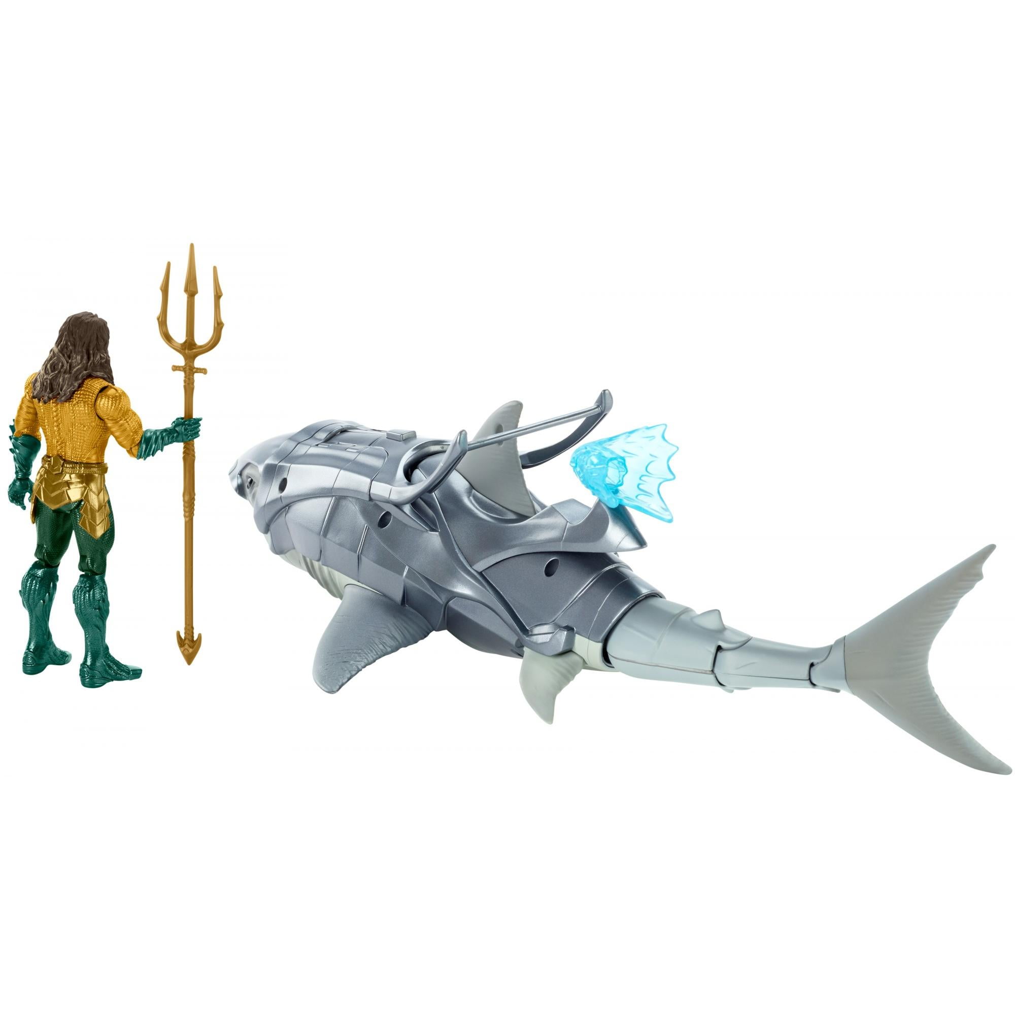 aquaman toy with shark