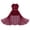Burgundy, variant on YiZYiF Kids Girls Chiffon Floral Lace Party Dress Rhinestone Maxi Romper Birthday Pageant Dress