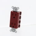 thumbnail image 3 of Hubbell SNAP2172RA Red SnapConnect Hospital Grade Duplex Outlet Receptacle 15A, 3 of 3