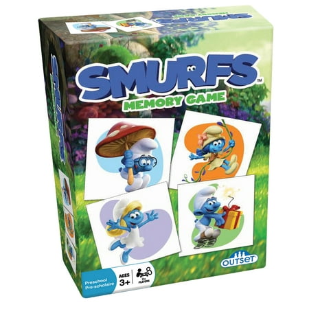 Outset Media Smurfs: Memory Game (Best Memory Board Games)