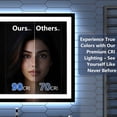thumbnail image 6 of 88" W x 38" H LED Bathroom Large Light Led Mirror,Anti Fog,Dimmable,Dual Lighting Mode,Tempered Glass|Apex, 6 of 13