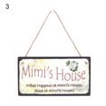 thumbnail image 2 of Decoración hogareña Gwong 6pcs / set exquisite puerta colgando signo de madera ampliamente aplicado porche delantero de bienvenida a la etiqueta de pintura de diamante DIY para el hogar Gwong 21077682, 2 of 6