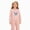 H226-Pink, variant on TOWED22 Kid Toddler Girl Clothes Cute Graphic Print Ruffle Sleeve Top Floral Pants 2PC Fall Winter Girls Outfits Clothing Set,Black,5-6 Y