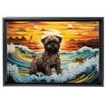 thumbnail image 2 of Thuan Brussels Griffon Dog Art Print Canvas, Dog Canvas Wall Art Painting Decor, Dog Pop Art Home Decor Artwork For Bedroom Living Room Bathroom decor, 2 of 6