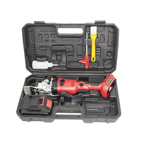 2 Gears Speed 13-teeth Wireless Electric Sheep Goat Kit Shearing Machine Clipper Farm Animal Shears Cutter Wool scissor ,Easy to Operate