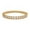 14k Yellow Gold Finish, variant on White Diamond Full Eternity Ring- Dainty Stackable Ring in 14K Yellow Gold Vermeil- Minimalist Ring