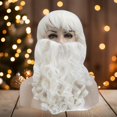 thumbnail image 1 of Conjunto de pelo y barba de Papá Noel para disfrazarse de forma ligera y navideña para fiestas temáticas Peluca con barba, 1 of 8