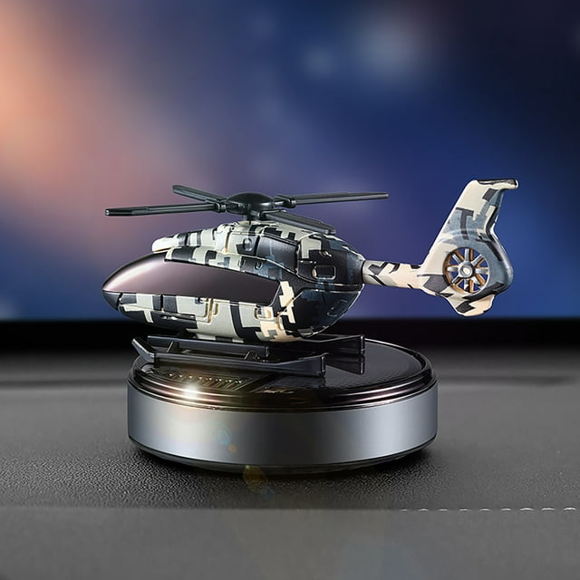 Reweti Clearance Car Mounted Perfume Car Accessories Solar Auto Rotating Aircraft Aromatherapy Car Perfume 10ml