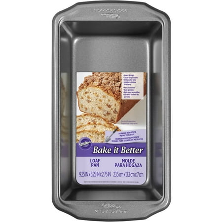Large Leaf Pin - Wilton Bake It Better 9 x 5 Large Loaf Pan