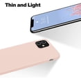 thumbnail image 4 of Compatible with iPhone 12 Case and iPhone 12 Pro Case 6.1 inch(2020),[Silky and Soft Touch Series] Premium Soft Liquid Silicone Rubber Full-Body Protective Bumper Case (Pink), 4 of 15