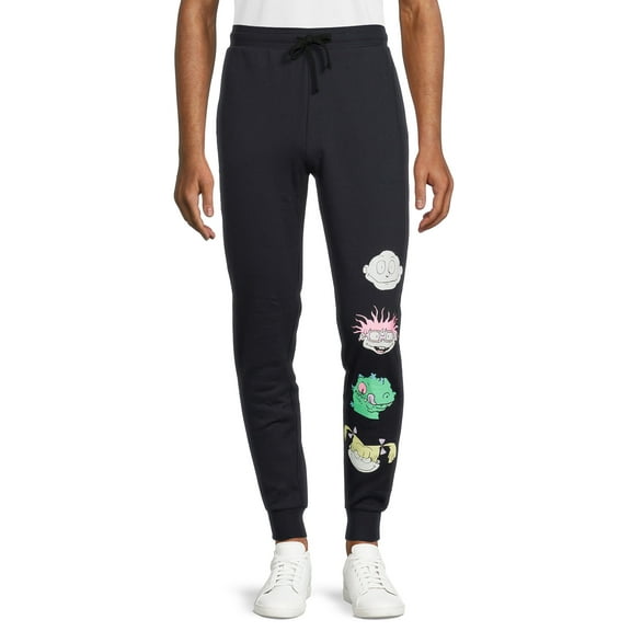 Nickelodeon Rugrats Men's & Big Men's Graphic Fleece Joggers