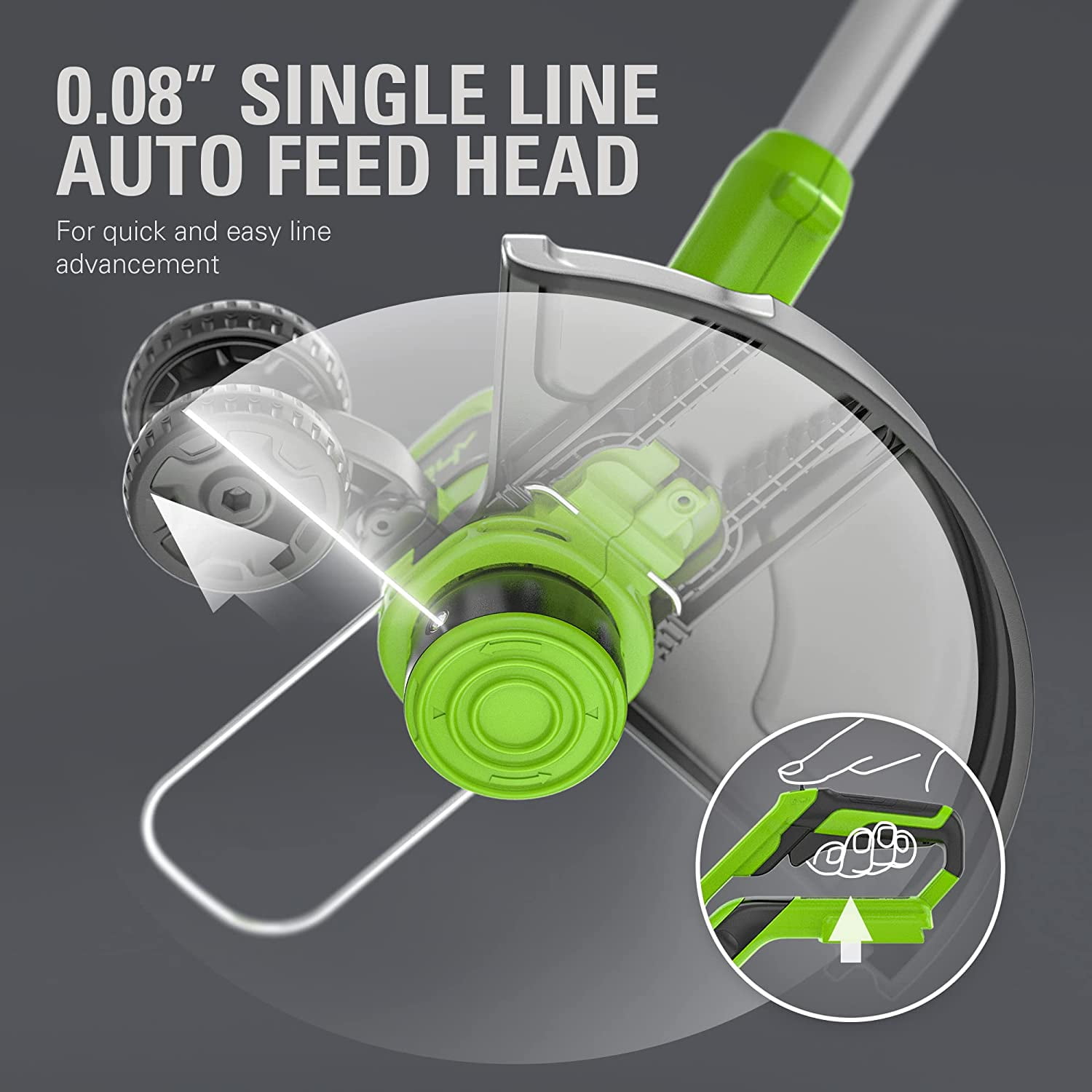 Greenworks 24V 13-Inch Brushless String Trimmer Gen 2, 4.0Ah USB Battery and Charger Included
