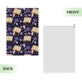 thumbnail image 2 of Easygdp Lavender Flowers Golf Towel 24x16in for Men and Women with Carabiner Clip for Easy Attachment, 2 of 8
