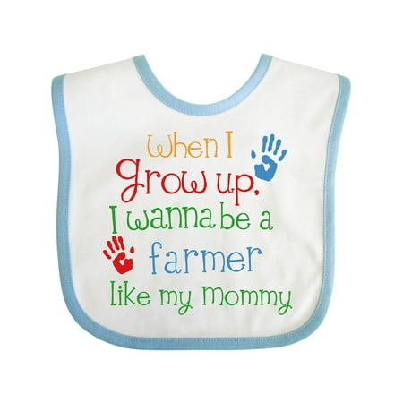 

Inktastic Farmer Like Mommy Gift Baby Boy or Baby Girl Bib
