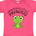 thumbnail image 4 of Inktastic Grandpa's Little Princess Cute Frog Girls Baby Bodysuit, 4 of 5