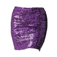 thumbnail image 2 of Moda mujer s lápiz vestido chica Streetwear elástico Mini lentejuelas abrigo para fiesta cumpleaños Festival verano Accesorios , Violeta Hugo Vestido de moda, 2 of 7