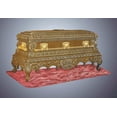 thumbnail image 1 of Ornamented Casket-Fine Art Canvas Print (20" x 30"), 1 of 1