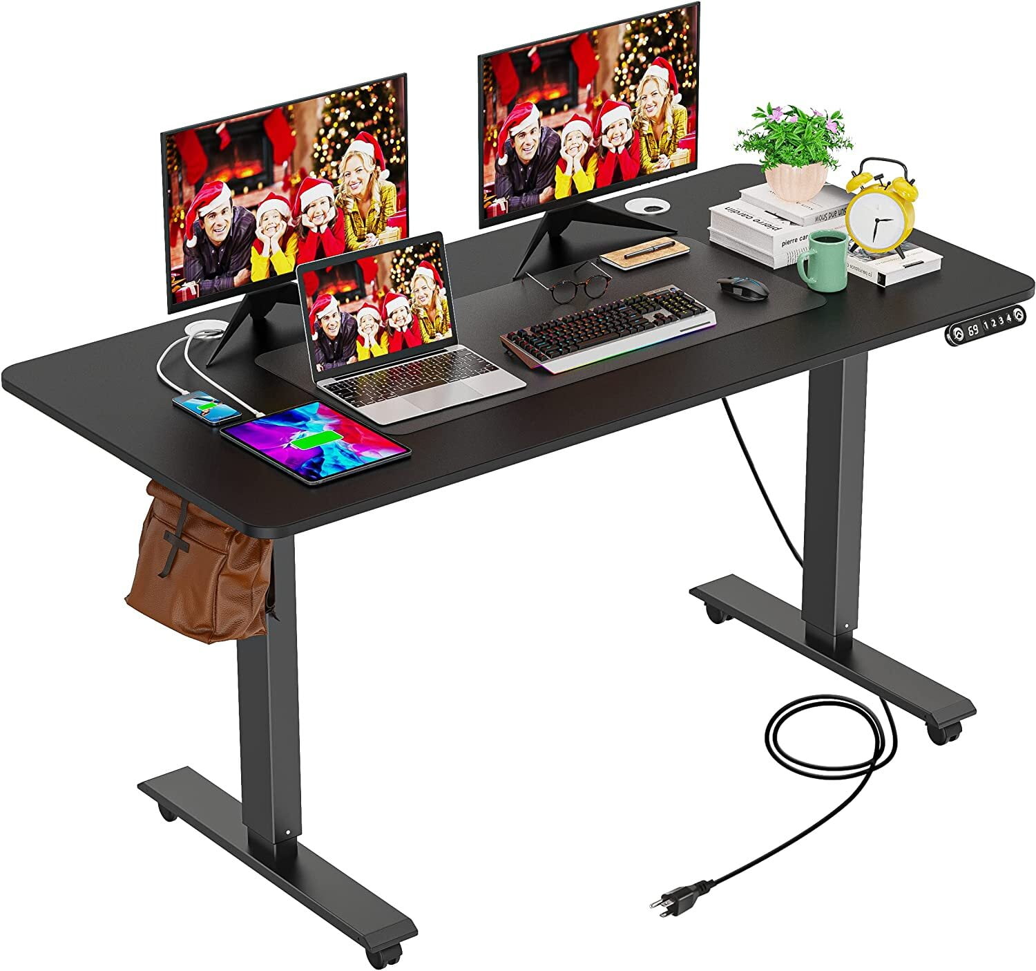 Buy Height Adjustable Electric Standing Desk, 55 x 24 inches Computer