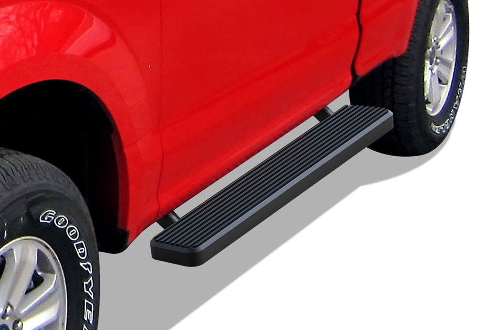 APS iBoard Running Boards 5inch Black Compatible with Ford F150 2015