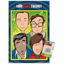 The Big Bang Theory - Geeks Wall Poster with Push Pins, 14.725" x 22.375"