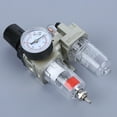 thumbnail image 4 of Air OilWater Separator DualUnit Aluminum Alloy Body Iron Cup Protective Cover Pressure Gauge, 4 of 7