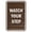 Walnut, variant on Portrait Round Watch Your Step Sign (Walnut) - Medium 5" x 7"