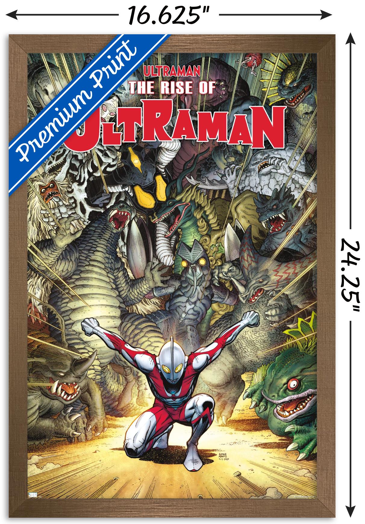 The Rise of Ultraman - Cover #2 Variant by Arthur Adams Wall Poster, 14.725" x 22.375" Framed