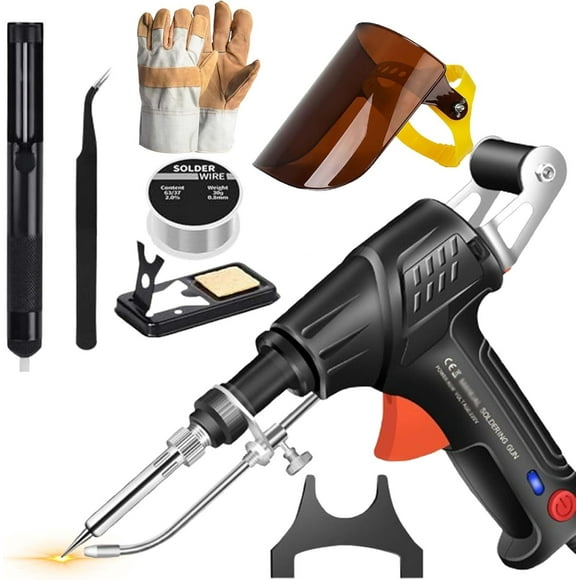 Internally Heated Industrial Laser Welding Tools, 2025 New Industrial Laser Welding Machine, Automatic Corded Solder Iron Internal Heat Electric Welding Tool (Black)
