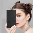 thumbnail image 3 of Wallet Case for iPhone 17 Pro with RFID Block, Magnetic Closure & Card Slots - Keep Smile Design Black, 3 of 6