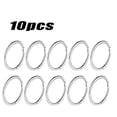 thumbnail image 5 of 10pcs/lot G23 Titanium Hinged Segment Septum Clicker Nose Rings Nipple Clicker Ear Cartilage Tragus Lip Piercing Fashion Jewelry, 5 of 5