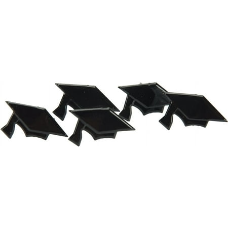 Eyelet Outlet Shape Brads 12/Pkg-Graduation Hats, Pk 3, Eyelet Outlet