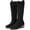 Black, variant on Western Cowboy Boots for Women - Knee High Pointed Toe Chunky Heel Cowgirl Boots, Retro Country Vintage Classic Tall Boots