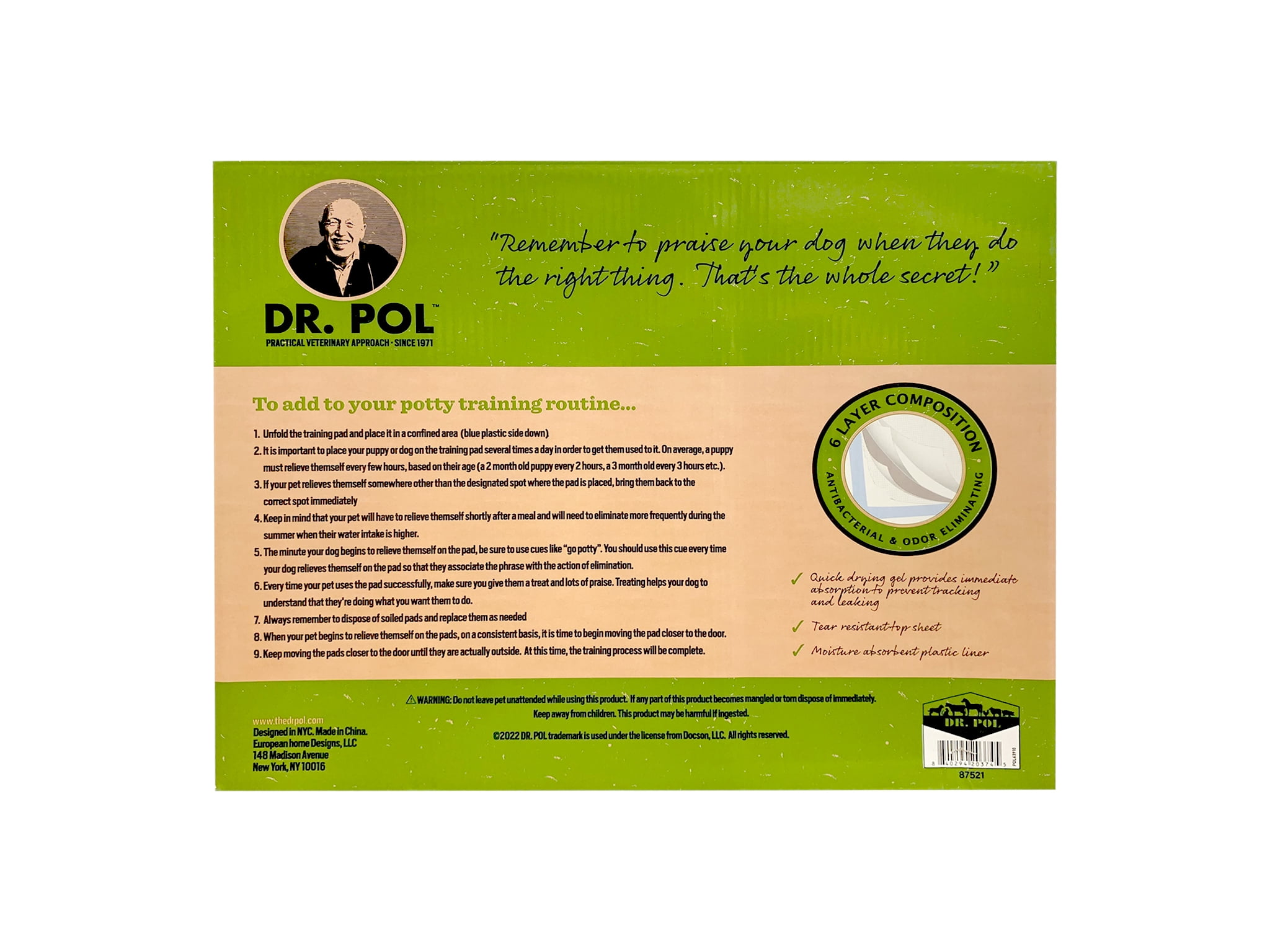 Dr. Pol Ultra-Absorbent X-Large Fresh Scent Training Pads - 50 Count - 30x28