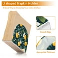 thumbnail image 5 of Yayeee Napkin Holder for Table Set of 2 Kitchen Paper Tissue Organization, Yellow Lemons, 5 of 8