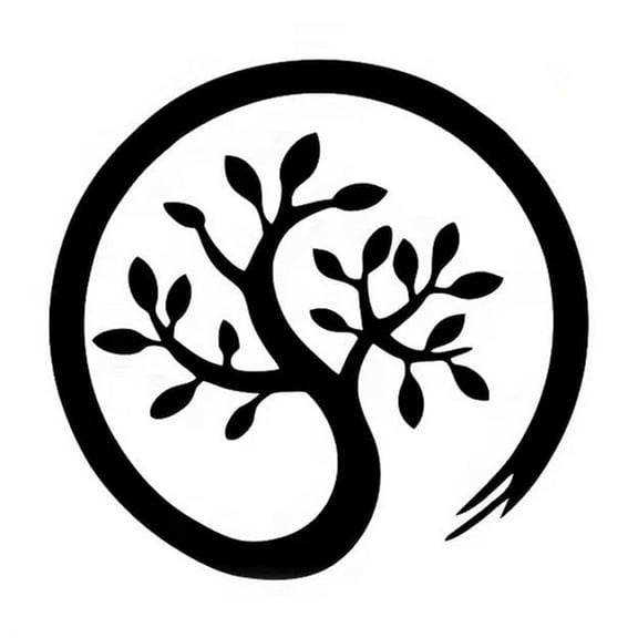 11.8×11.6 Inches Tree Of Life Black Metal Wall Art Outdoor Metal Decoration Garden Patio Wall Hanging Iron Art decoration Wall Sticker