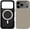 Brown Chessboard, variant on Case for iPhone 17 Pro Max, [Compatible with Magsafe] [6.6ft Military-Drop Protection] 2 in 1 Case Cover 360 Degree Full Body Protective Phone Case (Pink Stripes Lines)