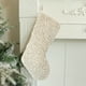 thumbnail image 4 of Media navideña de peluche multicolor de Loop Furs, bolsa de regalo navideña de 48 cm con diseños clásicos para chimenea, árbol y decoración del hogar (1 unidad), 4 of 6