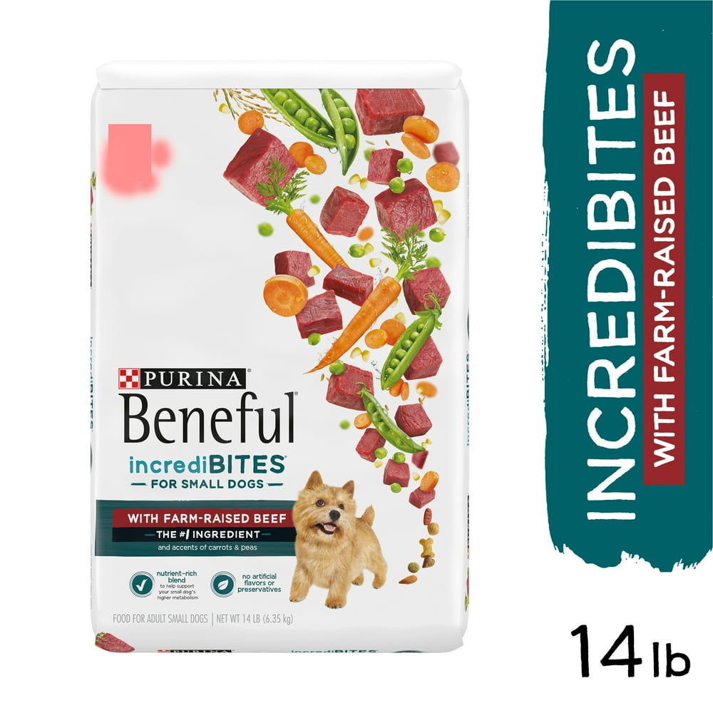 Purina Beneful IncrediBites with FarmRaised Beef, Small Breed Dry Dog