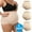 Beige 3pk, variant on Women's Plus Maternity High Waist Underwear Pregnancy Seamless Soft Belly Support Panties Over Bump 3 Pack